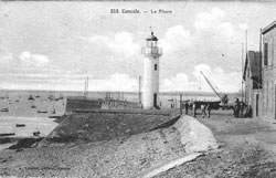 Cancale port carte postale - vente en ligne d'huitres 