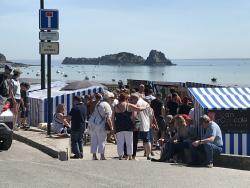 Marché aux huitres Cancale